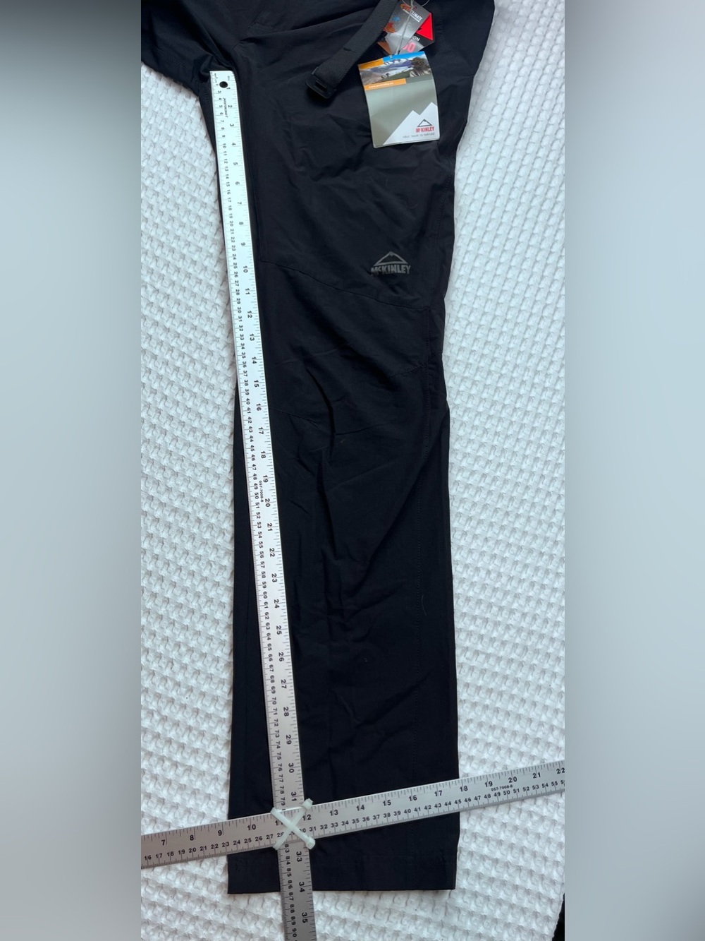 McKINLEY Men’s Hiking Pants L/G Black UPF 50 Outdoor Trekking NWT - Picture 7 of 7